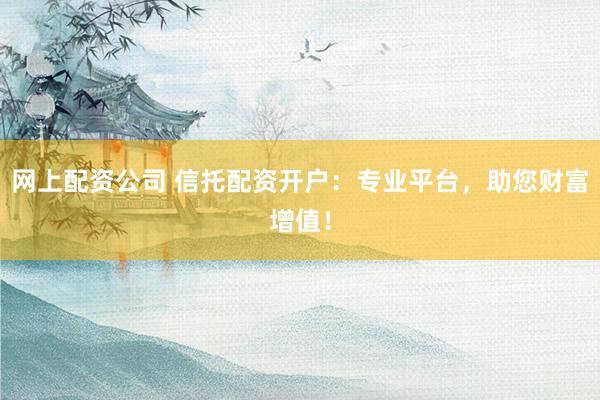 網(wǎng)上配資公司 信托配資開戶：專業(yè)平臺，助您財富增值！